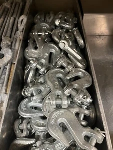 2 Pack Clevis Grab Hook 1/4" Tow Chain Truck Trailer Transport Tie Down - Bild 1 von 1