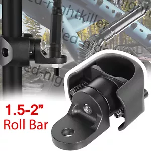 LED Whip Light Mounting Bracket 1.5-2" Roll Bar Mount For Can-Am Maverick X3 UTV - Picture 1 of 12
