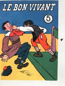 Estampe Ancienne Le Coup De Poing Journal Le Bon Vivant BV11 - Picture 1 of 3