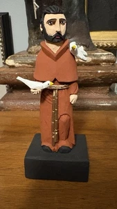 Vintage San Francisco santo Puerto Rico Saint Francis by Roberto Rivera 1990 - Picture 1 of 10