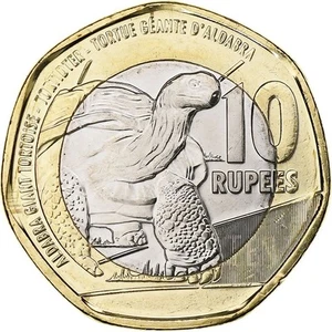 Seychelles | 10 Rupees Coin | Tortoise | Km:182A | 2018 - Picture 1 of 8