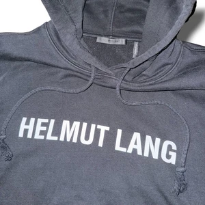 Felpa con cappuccio HELMUT LANG Large Core Logo Capsula Relaxed Fit Pullover Felpa - Foto 1 di 6