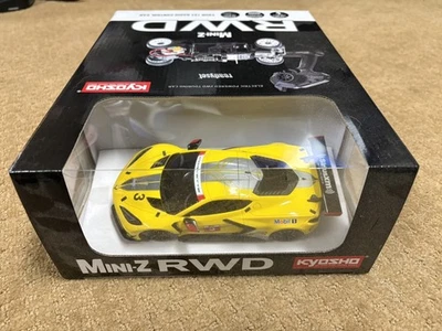 Kyosho MINI Z MR-03 Chevrolet Corvette C8.R tracción trasera juego listo, amarillo Foto 1 de 3