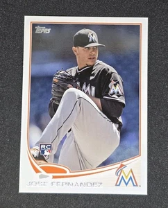 2013 Topps Jose Fernandez #589 Rookie Variation RC Miami Marlins - Bild 1 von 2