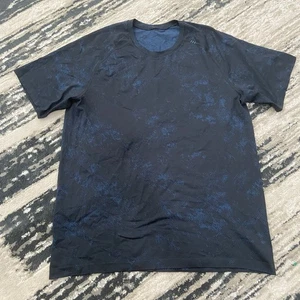 Lululemon Metal Vent Tech Kurzarmshirt 2.0 T-Shirt schwarz/blau Gr. XL - Bild 1 von 8