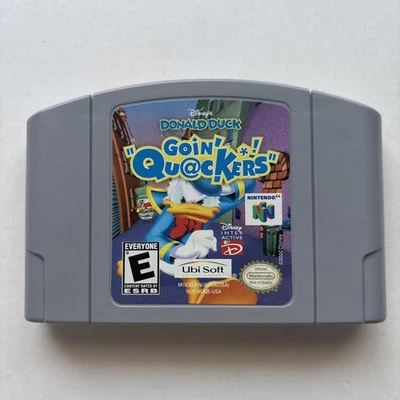 Disney's Donald Duck: Goin' Quackers (Nintendo 64, 2000) N64 Auténtico Probado Foto 1 de 4