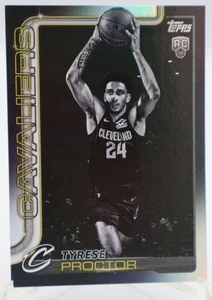 2025/26 Topps Tyrese Proctor Blackout Target Black Friday Parallel SP #250 RC - Bild 1 von 2