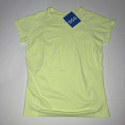 Camiseta DSG Verde Niñas Mediana Manga Corta Deportes Activo Senderismo Aire Libre Informal Foto 1 de 4