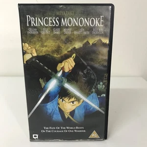 Princess Mononoke VHS Studio Ghibli Hayao Miyazaki English Dubbed Rare - Foto 1 di 8