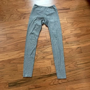 Brandy Melville Gray High Waisted Cotton Leggings One Size - Picture 1 of 5