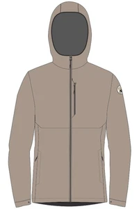Maloja Men's Harachm. Hooded Bonded Wool Jacket Beige Jacket Size M - Picture 1 of 1