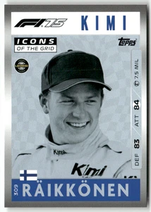 Topps F1 Turbo Attax 2025 Formel 1 No. 309 Kimi Raikkönen Icons of the Grid - Bild 1 von 2