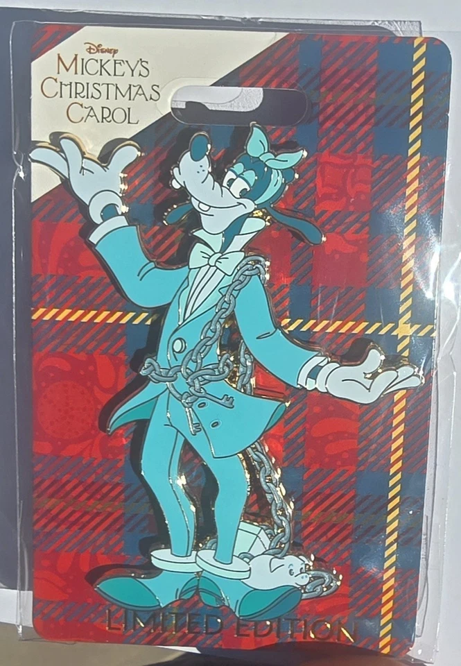 Предпродажная булавка Wdi D23 Christmas Carol Goofy As The Ghost Of Jacob Marley - Изображение 1 из 1