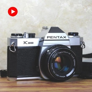 PENTAX K1000 35mm Film Camera [Excellent+5/Tested] SMC PENTAX-M 50mm f1.7  Japan - Picture 1 of 24