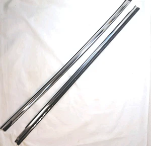 87-91 Toyota Camry Front Door Window Exterior Molding Trim CHROME LEFT RIGHT OEM - Picture 1 of 14
