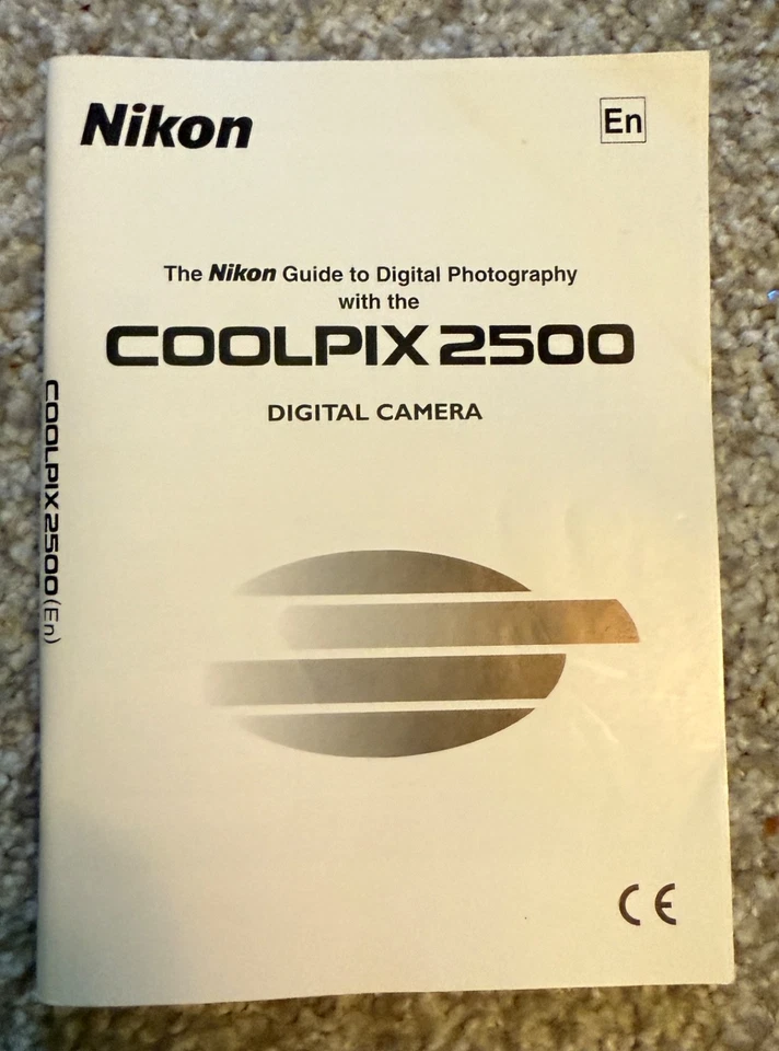 Nikon Guide To Digital Photography With The Coolpix 2500 Digital Camera Manual - Image 1 of 1