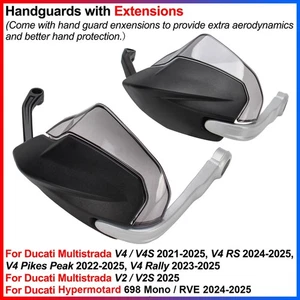 For Ducati Hypermotard 698 Mono Multistrada V2/V4 S Handguards with Extensions - Bild 1 von 19