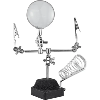 EAGLE & ALTAI Helping Third Hand Soldering Clips Magnifier Clamps Station Stand Heavy Holder