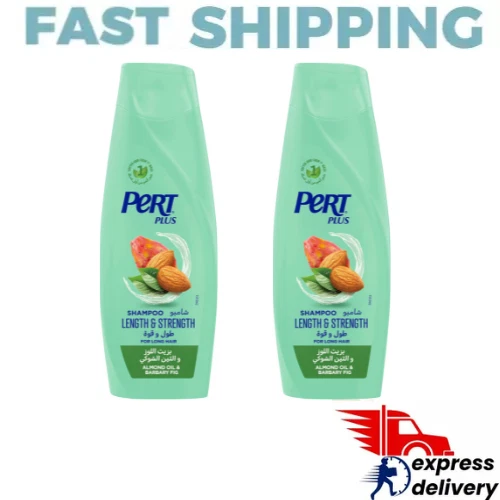 Pert Plus Length & Strength Shampoo With Almond Oil 400ml ( Pack of 2 ) - Image 1 of 1