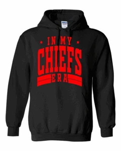 Kansas City Chiefs In My Chiefs ERA Hoodie KC Kelce Taylor Swift Super Bowl - Picture 1 of 1