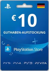 PSN Guthaben 10€ EUR – PlayStation Network Code DE – sofort per E-Mail - Bild 1 von 1