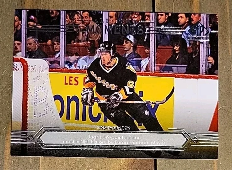 2014-15 SP Authentic All-Time Moments Jaromir Jagr #191 Pittsburgh Penguins SPA - Image 1 of 2