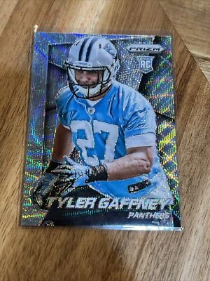 2014 Panini Prizm Prizms Light Blue Wave Football Card #271 Tyler Gaffney /99 - Image 1 of 2