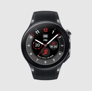OnePlus Watch 2 GPS Only, 46mm | Black Case, Black Fluororubber Band | B- Grade - Photo 1 sur 4