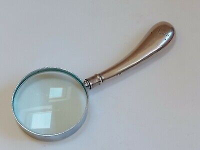 Hallmarked Silver Handled Magnifying Glass With ' Nora ' Monogram • 6.99£
