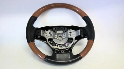 Volante del conductor Lexus Es300H 2013-2015 negro/madera y cuero OEM Foto 1 de 4