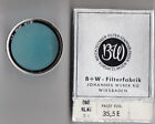 35,5mm  Blau Filter  3x von  B&W
