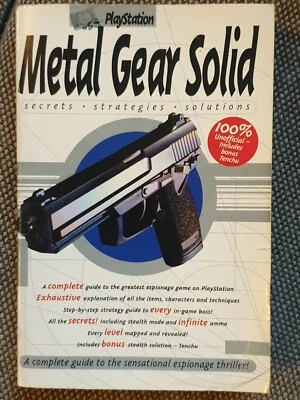 METAL GEAR SOLID  -  UNOFFICIAL STRATEGY GUIDE - includes bonus TENCHU (Paragon) - Image 1 of 4