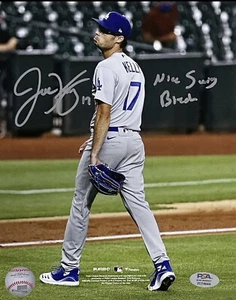JOE KELLY SIGNED 8X10 POUTY FACE VS CARLOS CORREA PHOTO "NICE SWING BITCH" S PSA - Picture 1 of 4