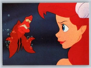 1991 Pro Set The Little Mermaid Ariel & Sebastian #30 - Picture 1 of 2