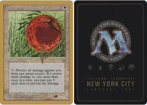 Circle of Protection: Green - Ice Age - Sideboard - Bertrand Lestree - 1996 ~ Ne - Image 1 of 1