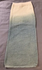 Edit By Nine Rock Damen Small Grün Weiß Ombre Häkel Maxi - Bild 1 von 9