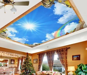 3D Regenbogen H1892 Decke Tapete Wandbilder Wandbild Aufkleber Deco Erin 23 - Picture 1 of 5