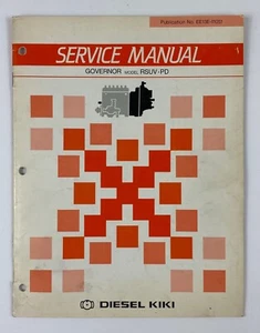 Diesel Kiki Governor Model RSUV-PD Service Manual  - Picture 1 of 3