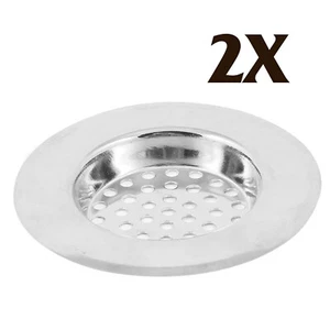 2X 7.7cm Diameter Water Drain Stopper Plug Sink Basin Strainer for Kitchen - Picture 1 of 3