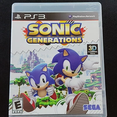 Sonic Generations Playstation 3 CIB, Manual Included, Scratch-Free Disc - Image 1 of 4