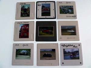 35mm Colour Slides x9 Vintage Cars Automobile Vintage Car L11 - Picture 1 of 5