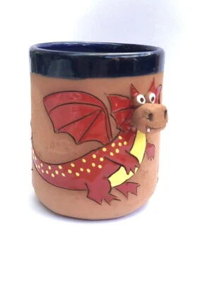 Tazas de arcilla hechas a mano, cerámica orgánica, té, café hechas a mano Foto 1 de 4