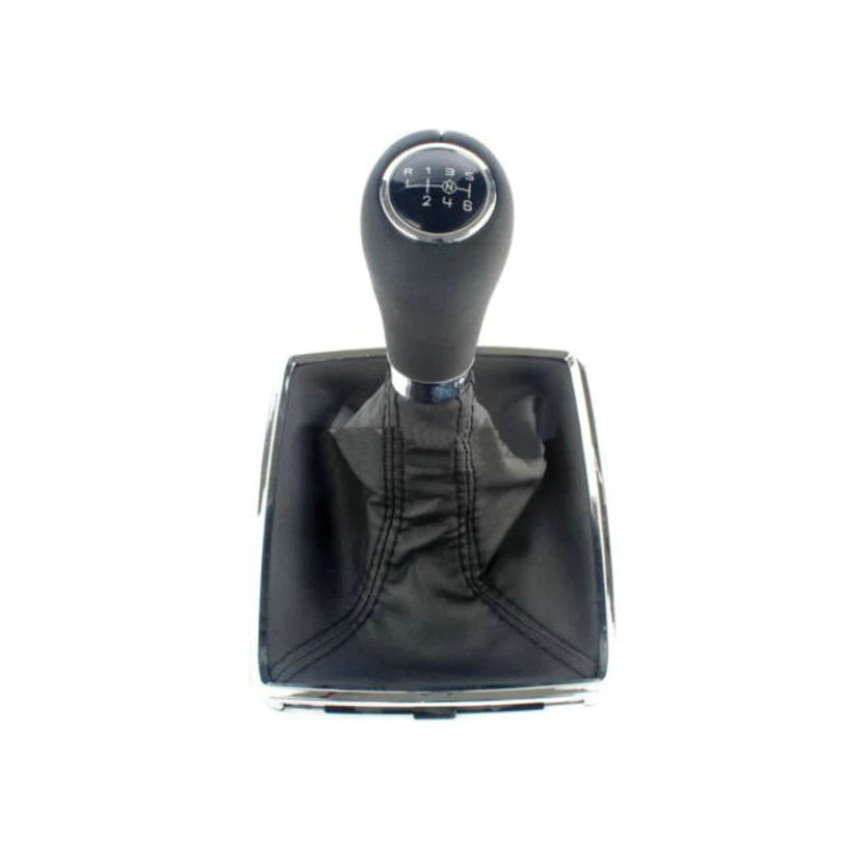 6-Speed Gear Shift Knob Boot For Mercedes Benz W204 C180 C200 C280 C300 C63 AMG Foto 1 de 4