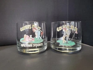2er Set Golf Themen High Ball Cocktail Whisky Gläser Humorvoll - Bild 1 von 6
