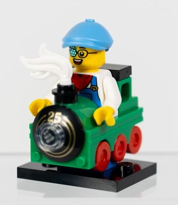 Minifigura LEGO CMF Series 25 Train Kid. Novo + Frete Rápido - Imagem 1 de 4