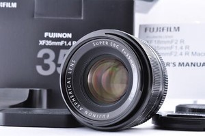"Mint w/Box" FUJIFILM Fuji Fujinon XF 35mm f/1.4 R w/Hood from Japan #077