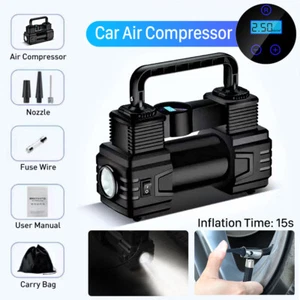 Heavy Duty 12V Portable 150PSI Car Tyre Auto Tire Inflator Pump Air Compressor - Picture 1 of 13