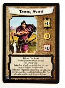 Tsusung Sensei L5R Legend of the Five Rings CCG Enemy of My Enemy EoME - Picture 1 of 1