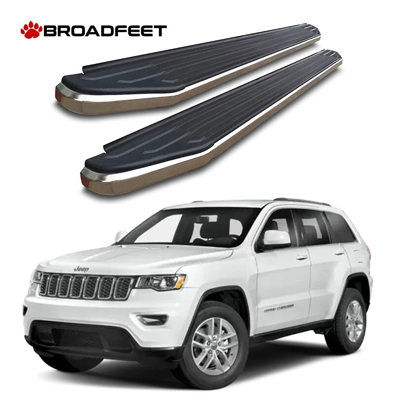 Jeep Grand Cherokee 2011-2021 estribo serie R11 - techo negro con cromo Foto 1 de 1