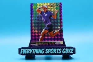 2024 Topps Chrome Tennis - #40 Sebastian Baez Purple Geometric #11/15 - Picture 1 of 2